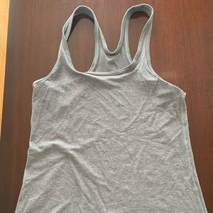 Grey lululemon tank top